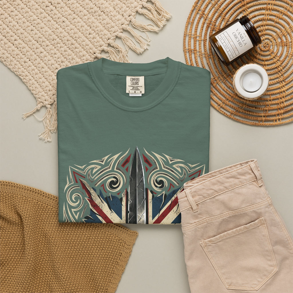 Union Jack Dagger T-Shirt — British Flag Graphic Tee