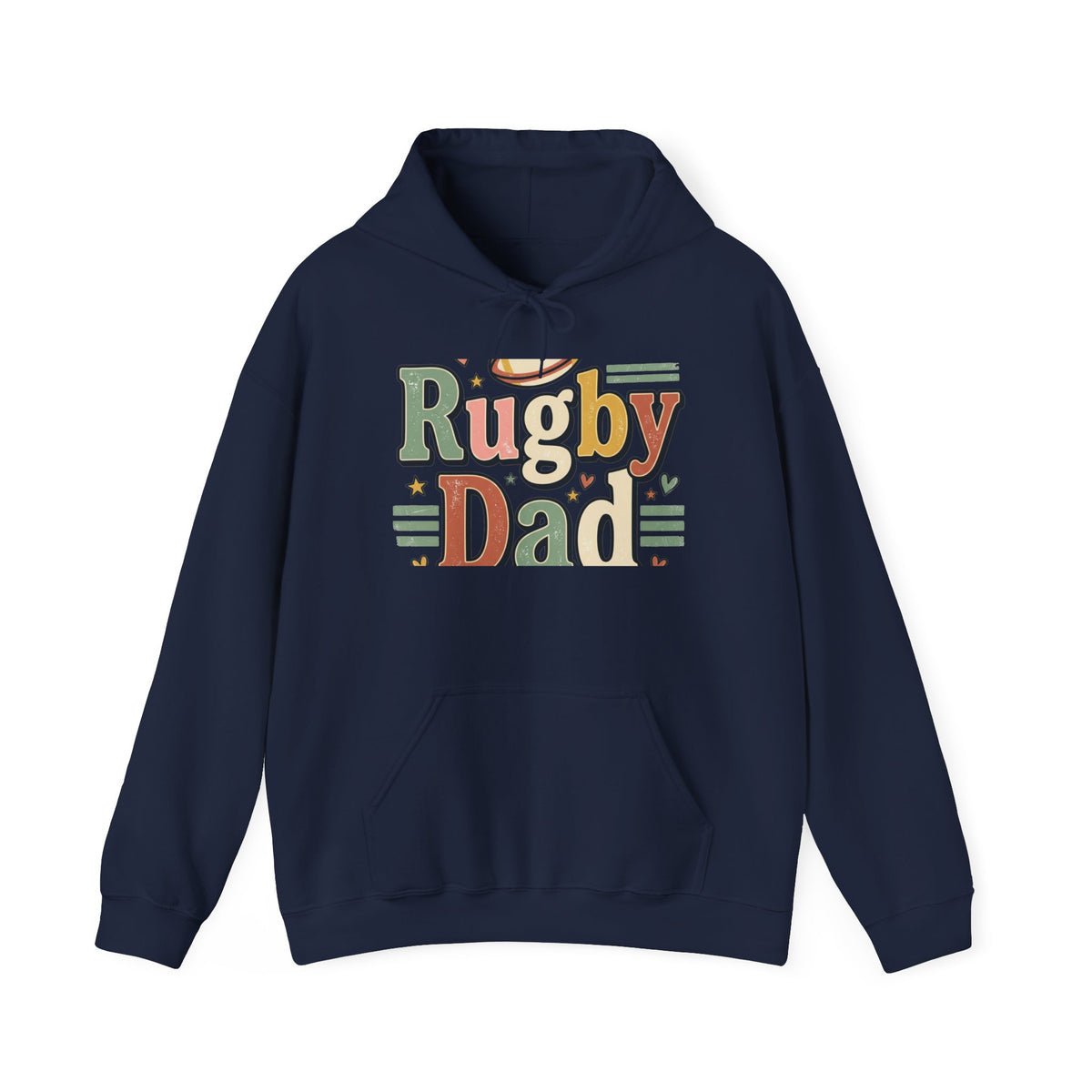Rugby Dad Hoodie — Retro Rugby Dad Sweatshirt, Perfect Father’s Day Gift