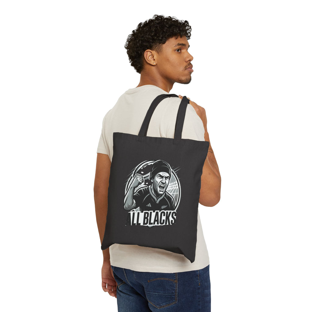 All Blacks Rugby Cotton Tote Bag – Fan Gear Canvas Shopper