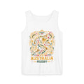 Australia Rugby Tank Top — Aboriginal Art Inspired Footy Singlet