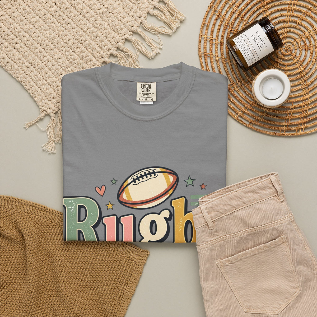 Rugby Dad T-Shirt — Supportive, Devoted, Fatherly Graphic Tee
