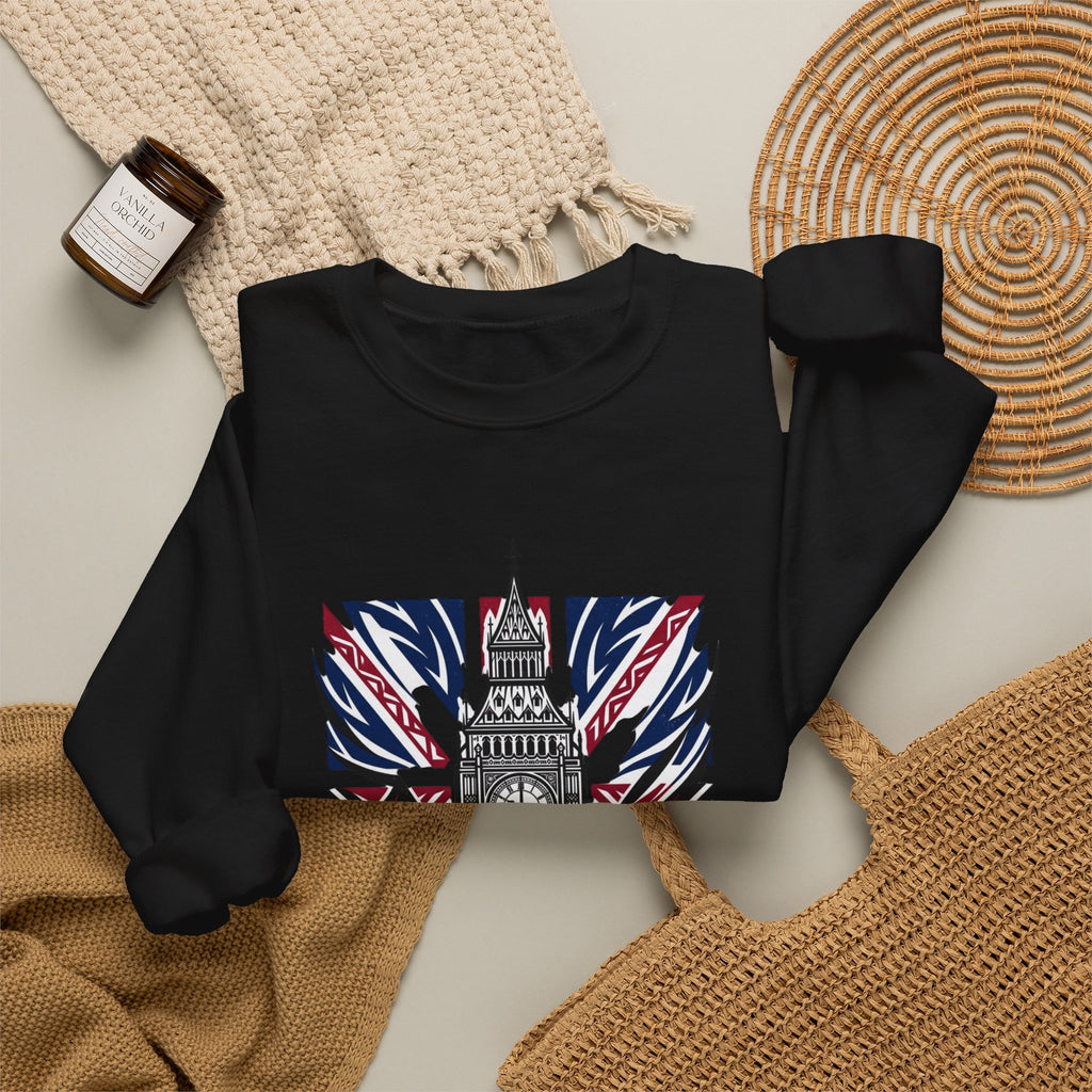 London Big Ben Union Jack Crewneck Sweatshirt