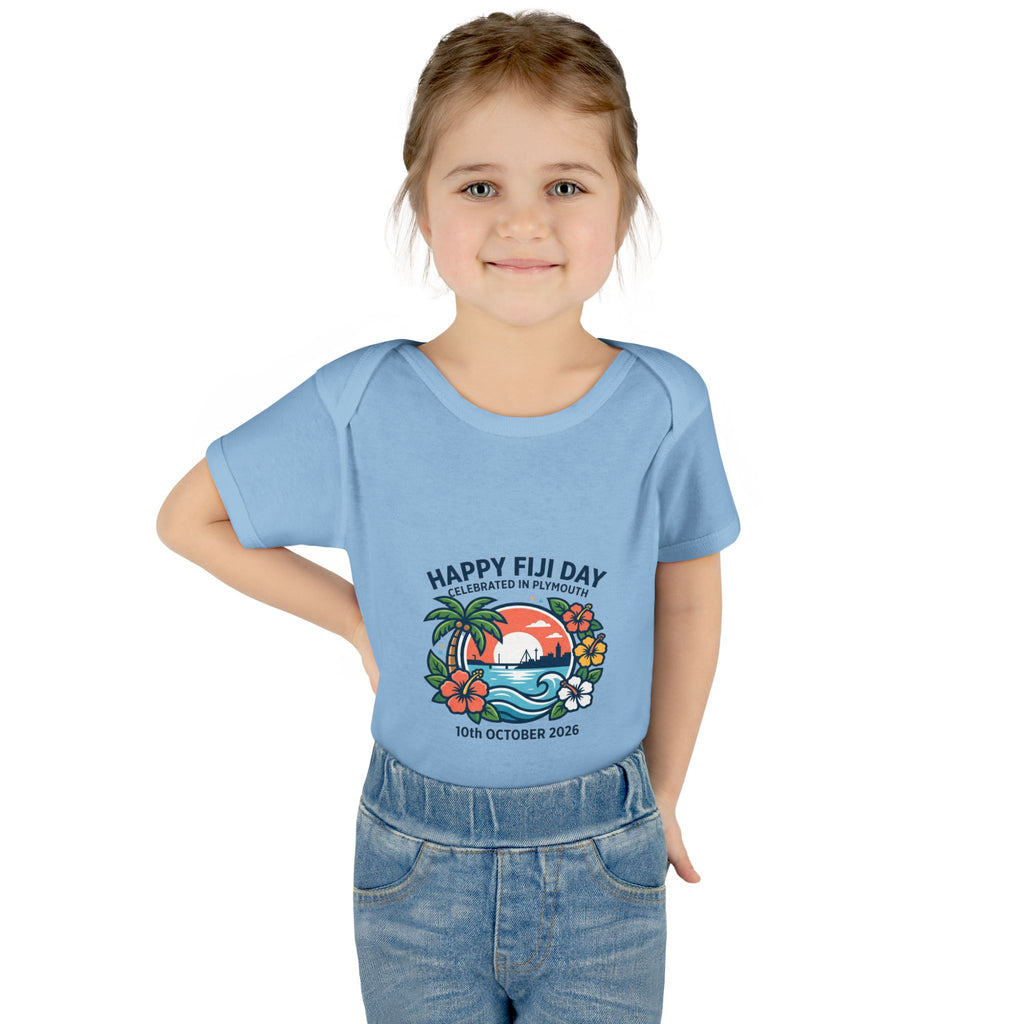 Happy Fiji Day Infant Bodysuit — Tropical Island Baby Onesie (10th October 2026)
