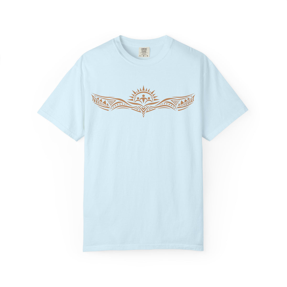 Tribal Sunset T‑Shirt — "Your Tribe" Inspirational Back Graphic