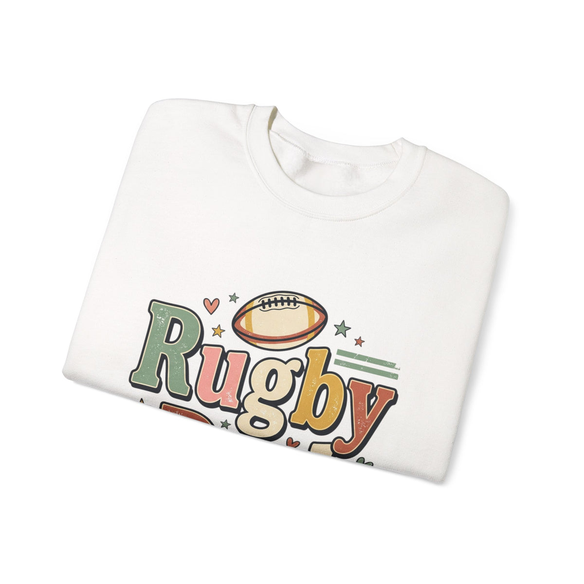 Rugby Dad Sweatshirt — Supportive, Devoted, Fatherly Crewneck