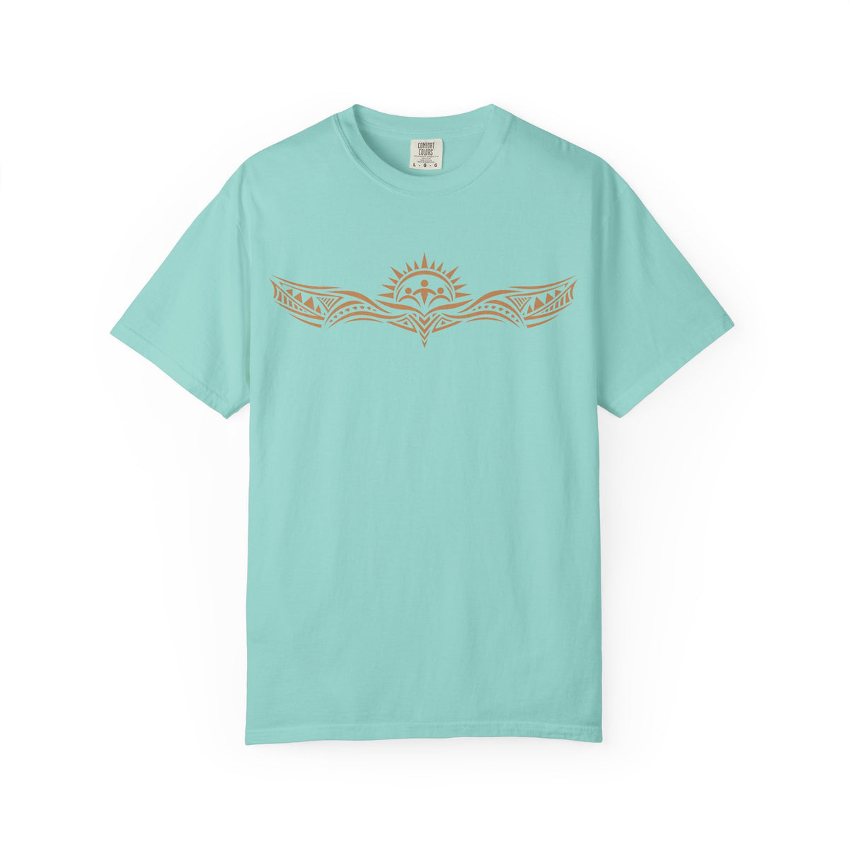 Tribal Sunset T‑Shirt — "Your Tribe" Inspirational Back Graphic