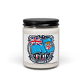 Fiji Flag Soy Candle — 9oz Scented Jar (Noble Banner Blue)