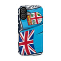 Fiji Flag Impact-Resistant Phone Case — Durable Protective Cover with Fiji Coat of Arms & Union Jack Design