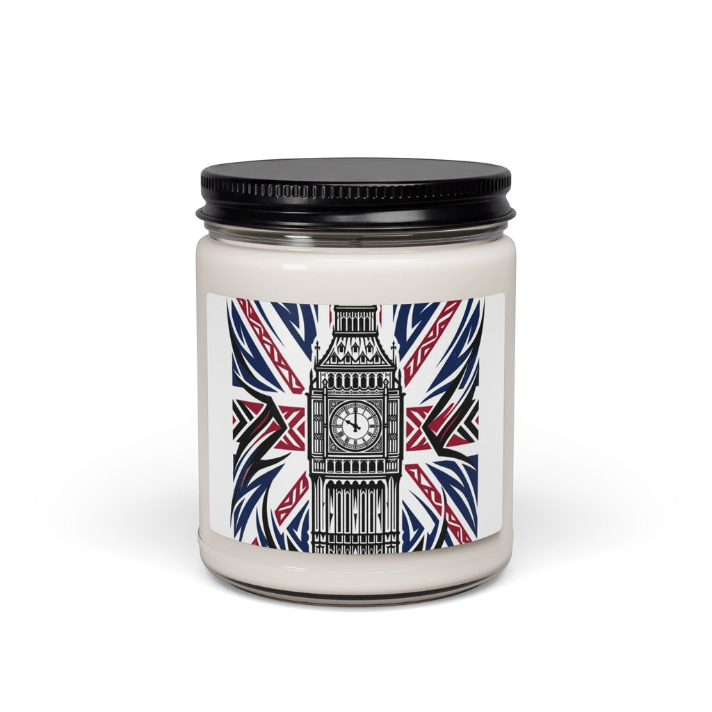 London Big Ben Soy Candle — Union Jack Scented 9oz Jar