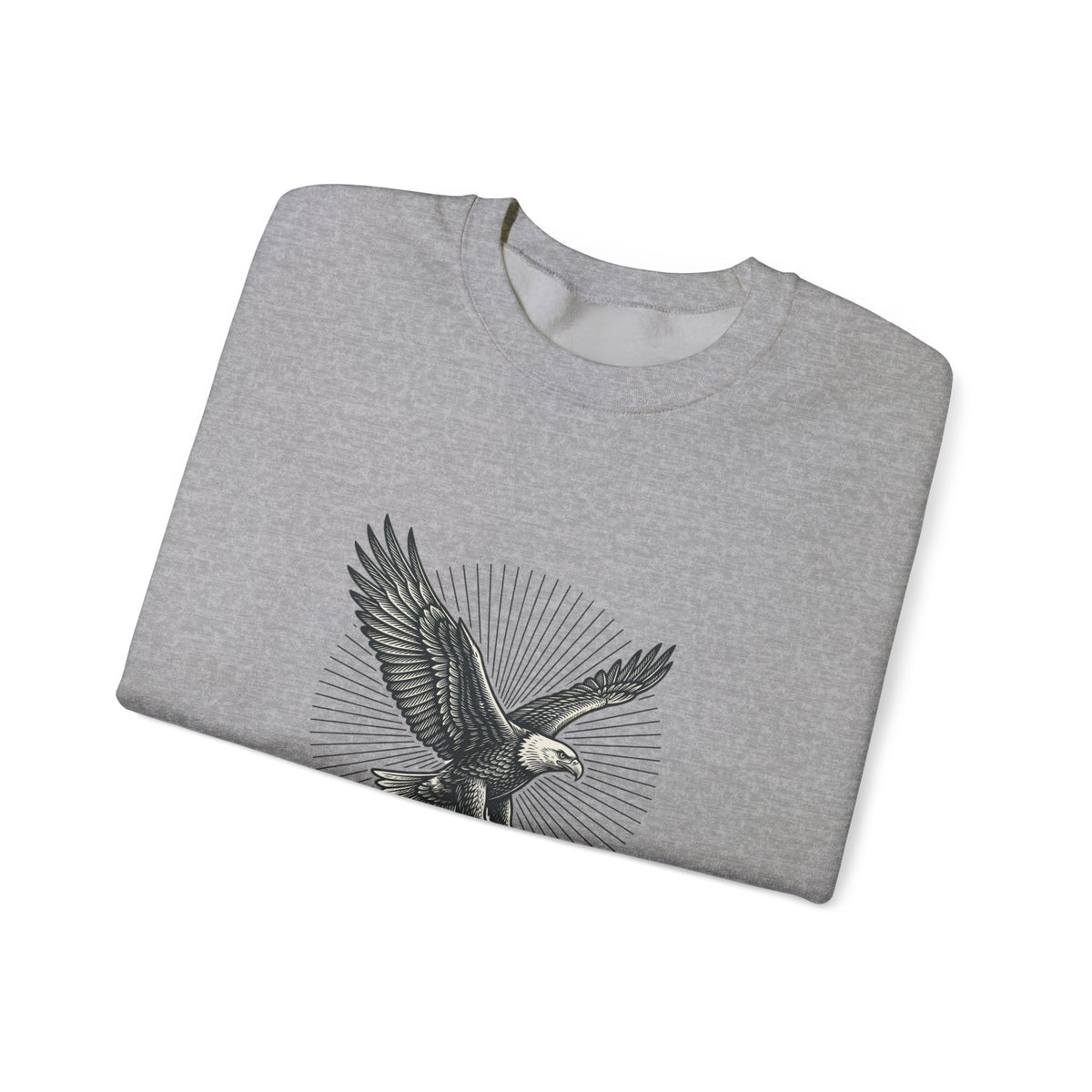 Wings Like Eagles Sweatshirt | Christian Scripture Psalm 103:5 Faith Apparel