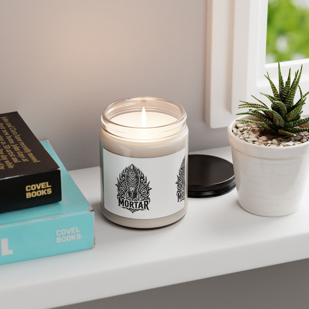 Candle — Mortar Tribal Skull Scented Soy Candle, 9oz