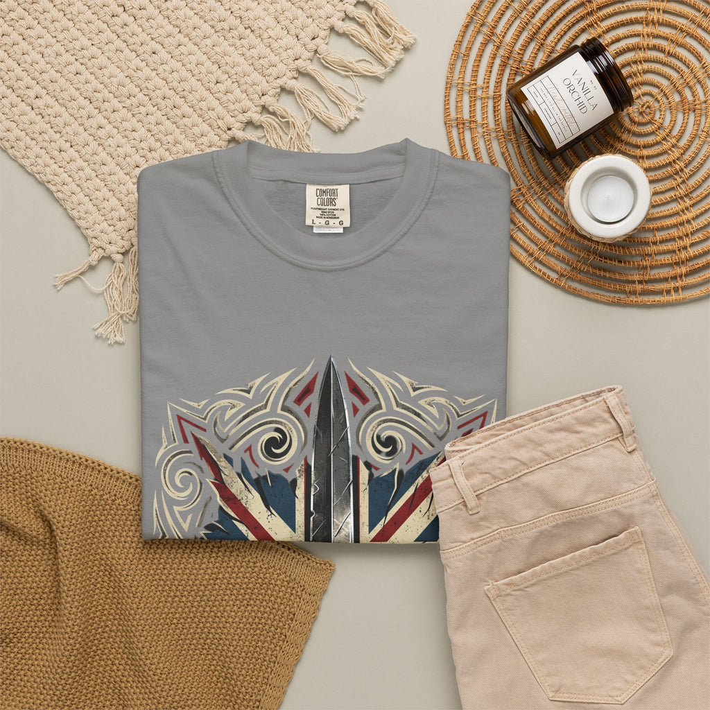 Union Jack Dagger T-Shirt — British Flag Graphic Tee