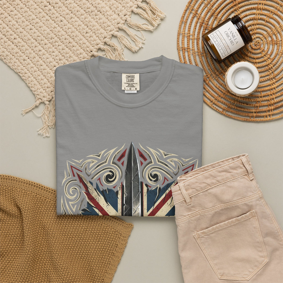 Union Jack Dagger T-Shirt — British Flag Graphic Tee