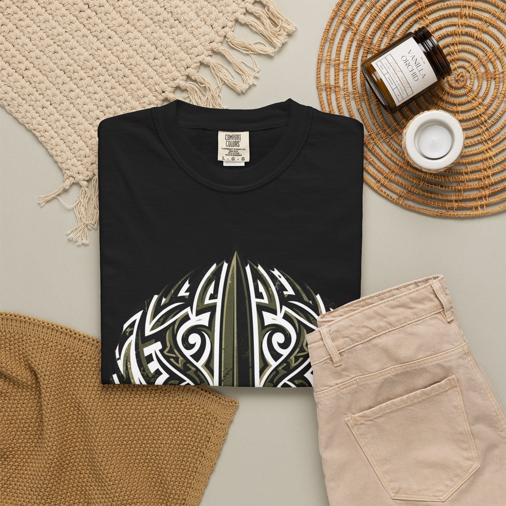 Royal Marines Commando T-Shirt — Gibraltar Tribal Dagger Military Tee