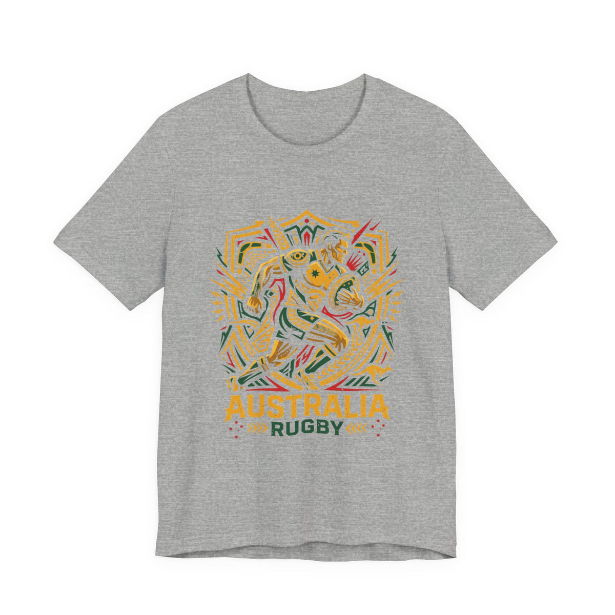 Australia Rugby T-Shirt — Tribal Wallaby Design