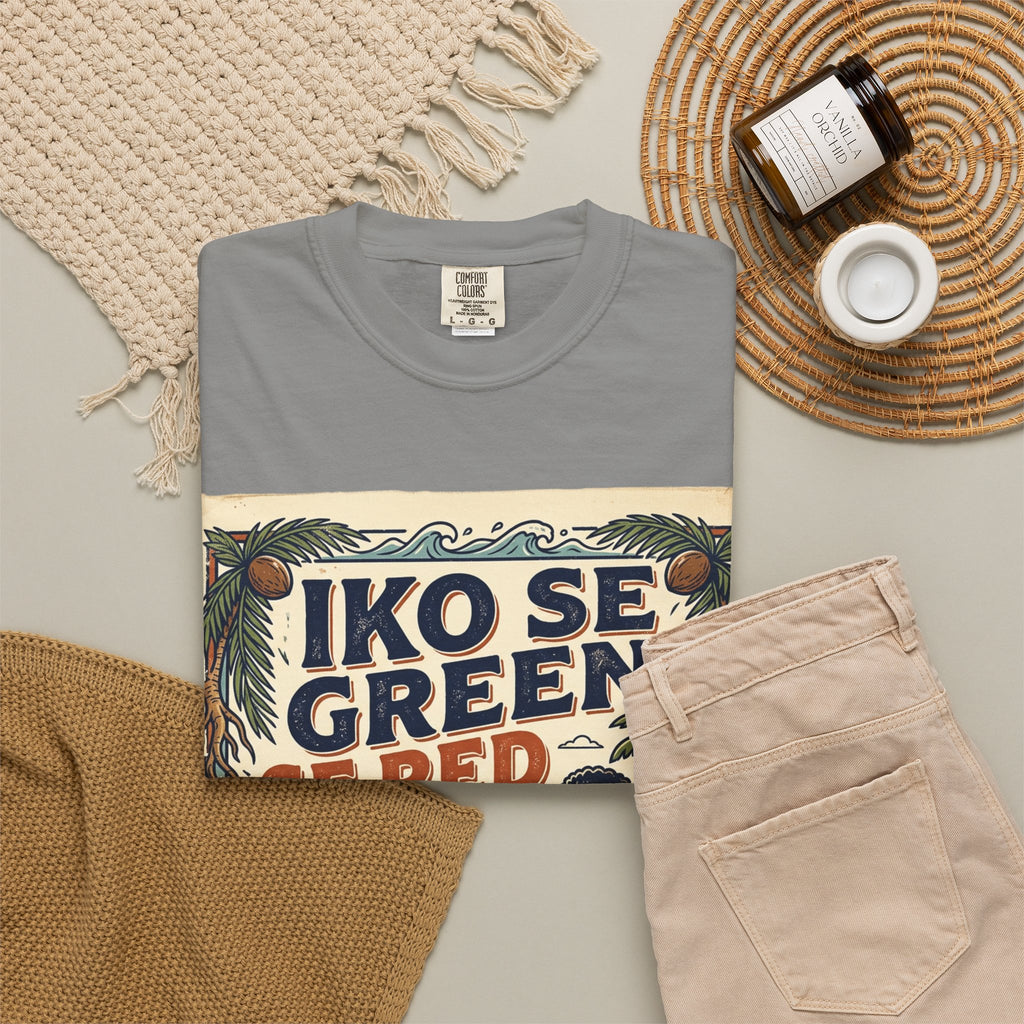 Iko Se Green Se Red Fiji T-Shirt — Vintage Island Vibes Graphic Tee