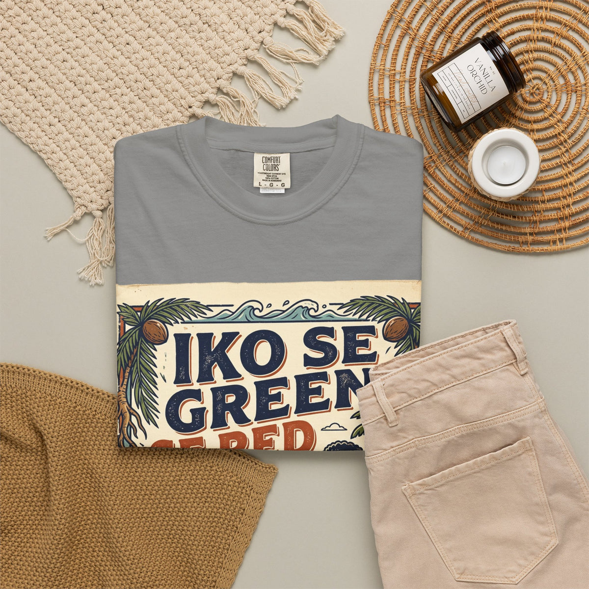 Iko Se Green Se Red Fiji T-Shirt — Vintage Island Vibes Graphic Tee