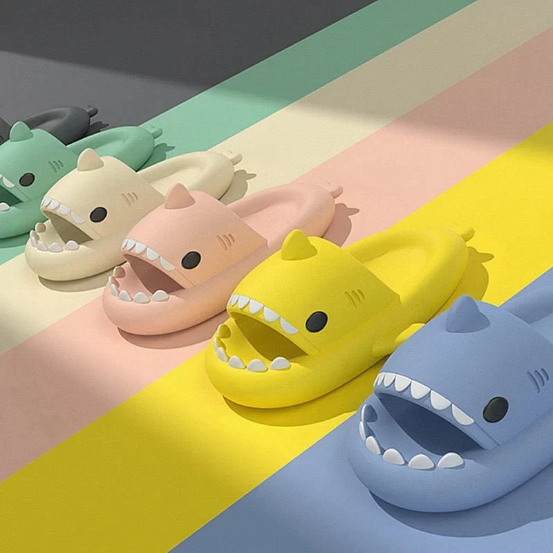 Shark Slides — Fun Novelty Slippers for Indoor & Outdoor