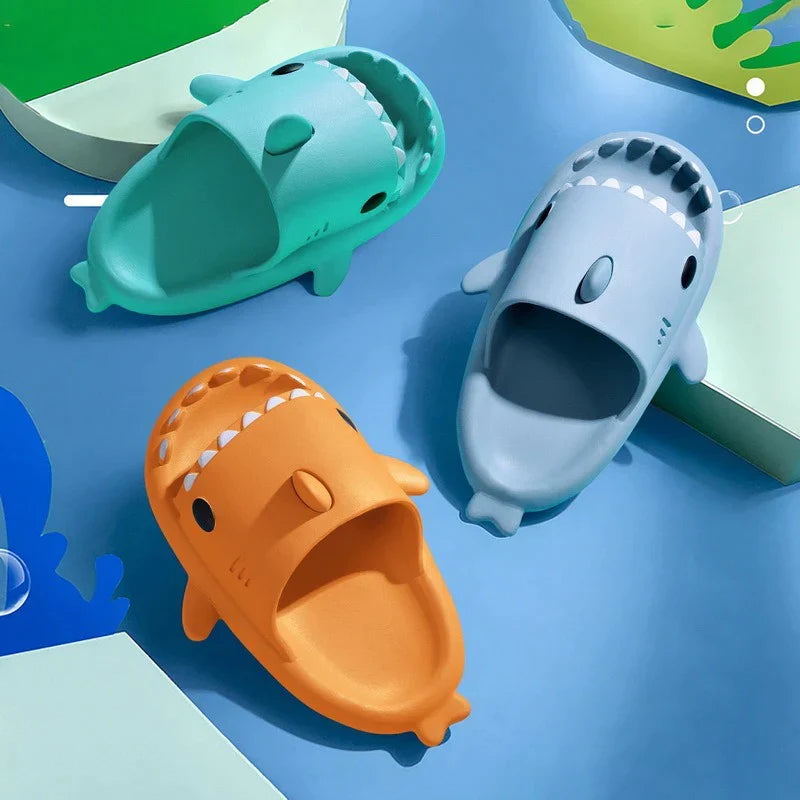 Shark Slides — Fun Novelty Slippers for Indoor & Outdoor