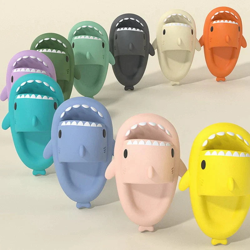Shark Slides — Fun Novelty Slippers for Indoor & Outdoor