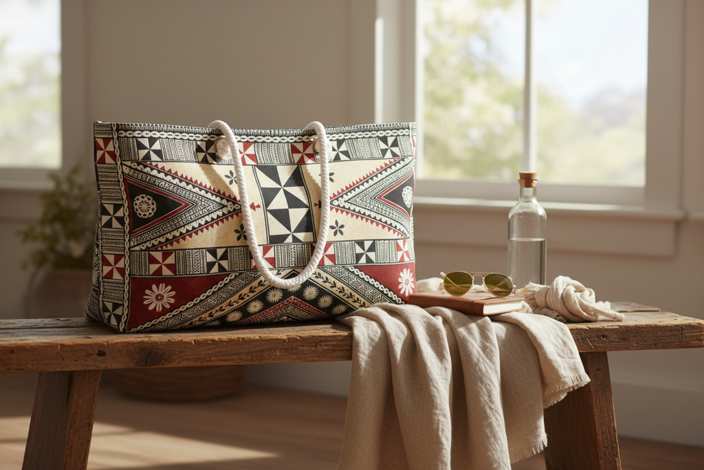 Southwestern Pattern Weekender Bag. Masi-Ni-Viti