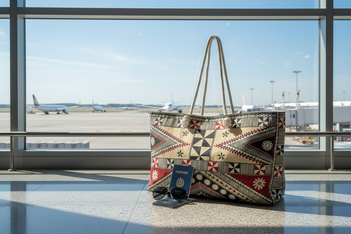 Southwestern Pattern Weekender Bag. Masi-Ni-Viti